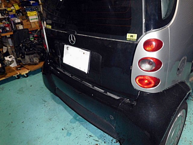 MCC スマート 450系 純正 リヤスポイラー 割れなし ハイマウント ランプ 付き