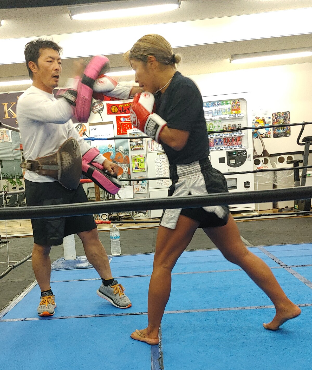 真子選手追い込み キックボクシングスタジオkings キングス From Itoshima