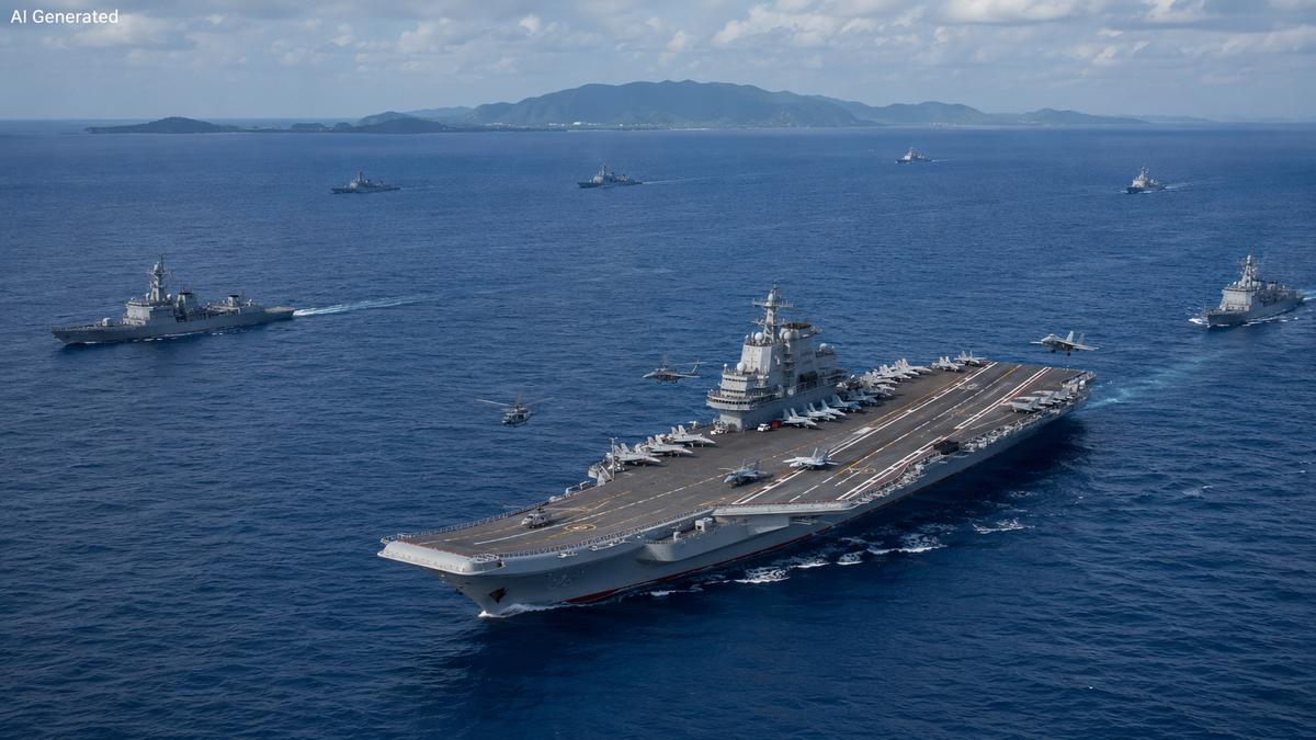 【速報】中国空母、いつでも宮古島に奇襲を仕掛け一瞬で落とせる準備完了 発着艦3日間で170回確認