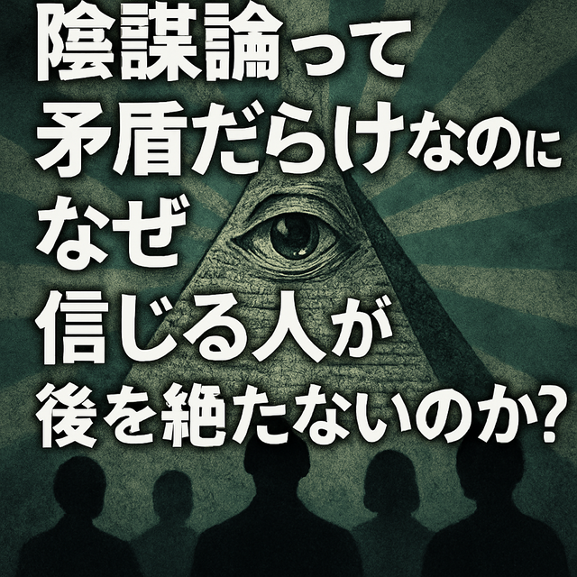 陰謀論って矛盾だらけなのに…なぜ信じる人が後を絶たないのか？