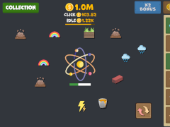 フリーゲーム探訪録 | 無料ブラウザゲーム紹介 : 3元素からアイテムを錬金するクリッカー『Alchemy Merge Clicker』
