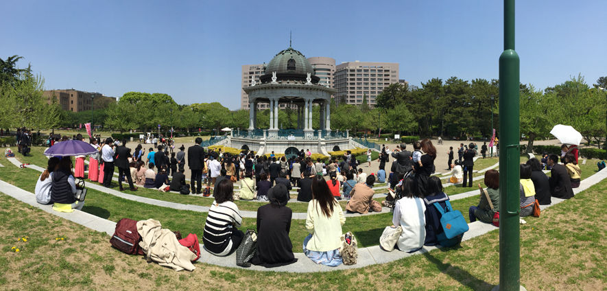 鶴舞公園での結婚式 名古屋市天白区 ジュエリー工房yamamoto 鶴舞公園での結婚式 名古屋市天白区 ジュエリー工房yamamoto