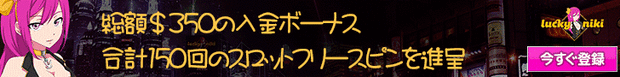 72890総額350ドルラッキーニッキー