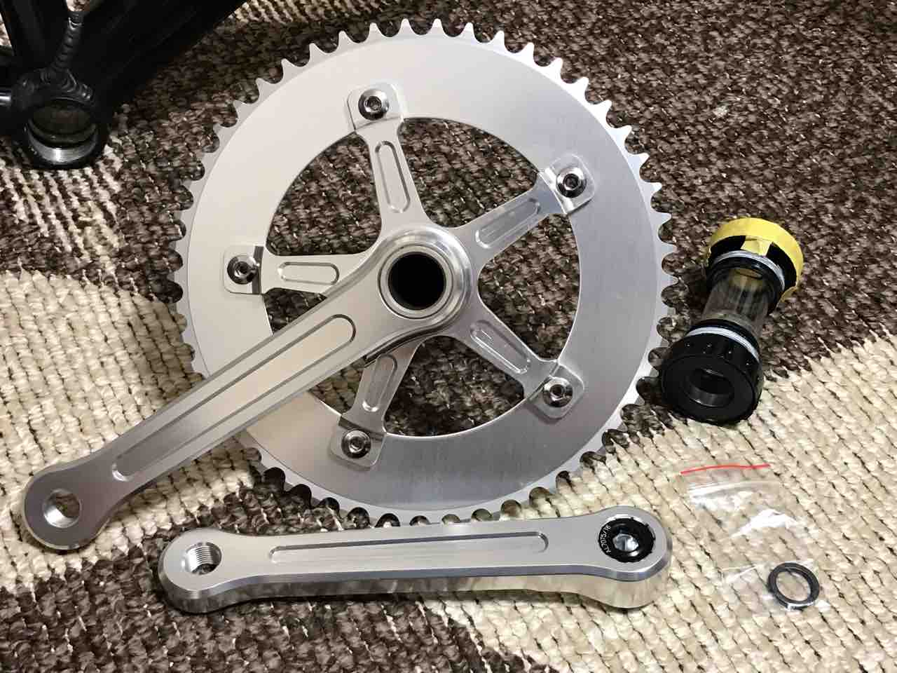 RIRO カーボンクランク 165mm RIRO SL SPEED超軽量カーボンクランク