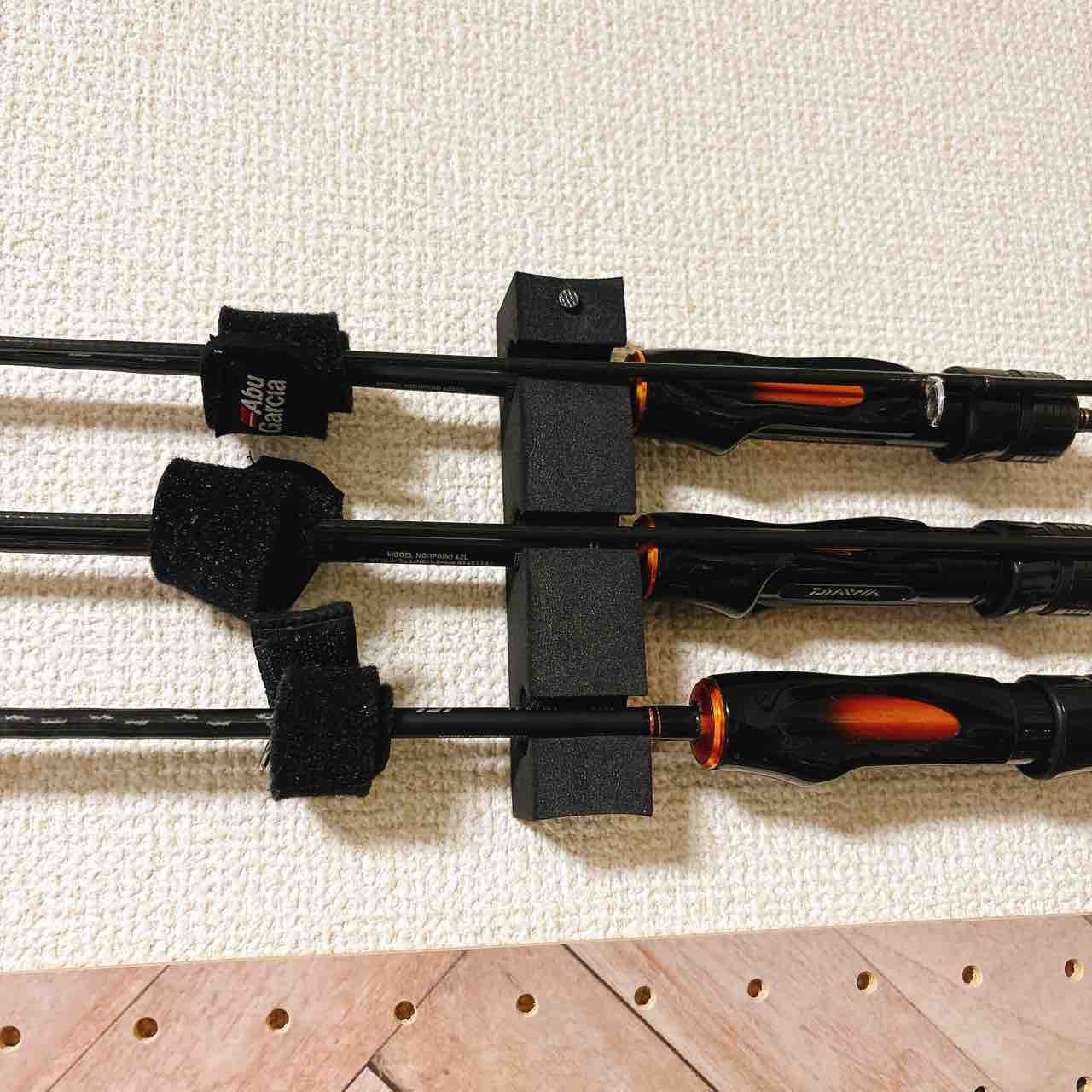 ダイソー ロッド ホルダー
