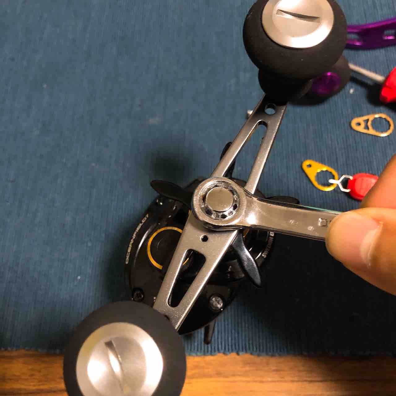 ベイトリール】amazonの安物ハンドルを買ってみた その2 : シーバス