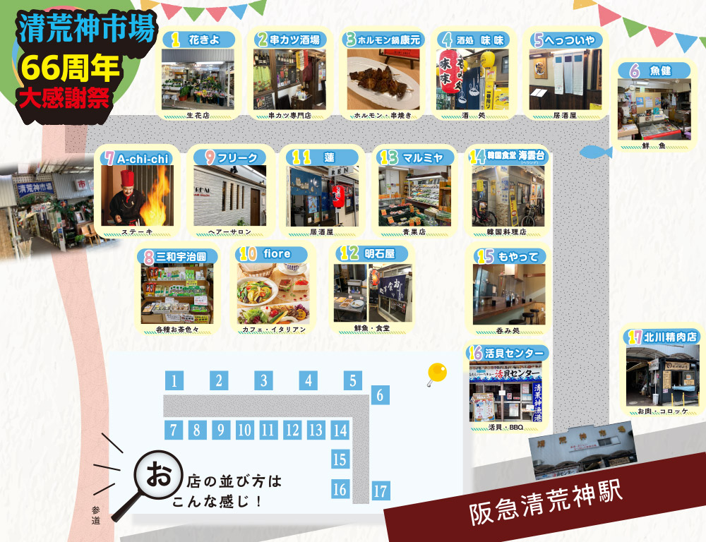 清荒神市場が66周年 最大 還元の大感謝祭を開催 Brali 宝塚