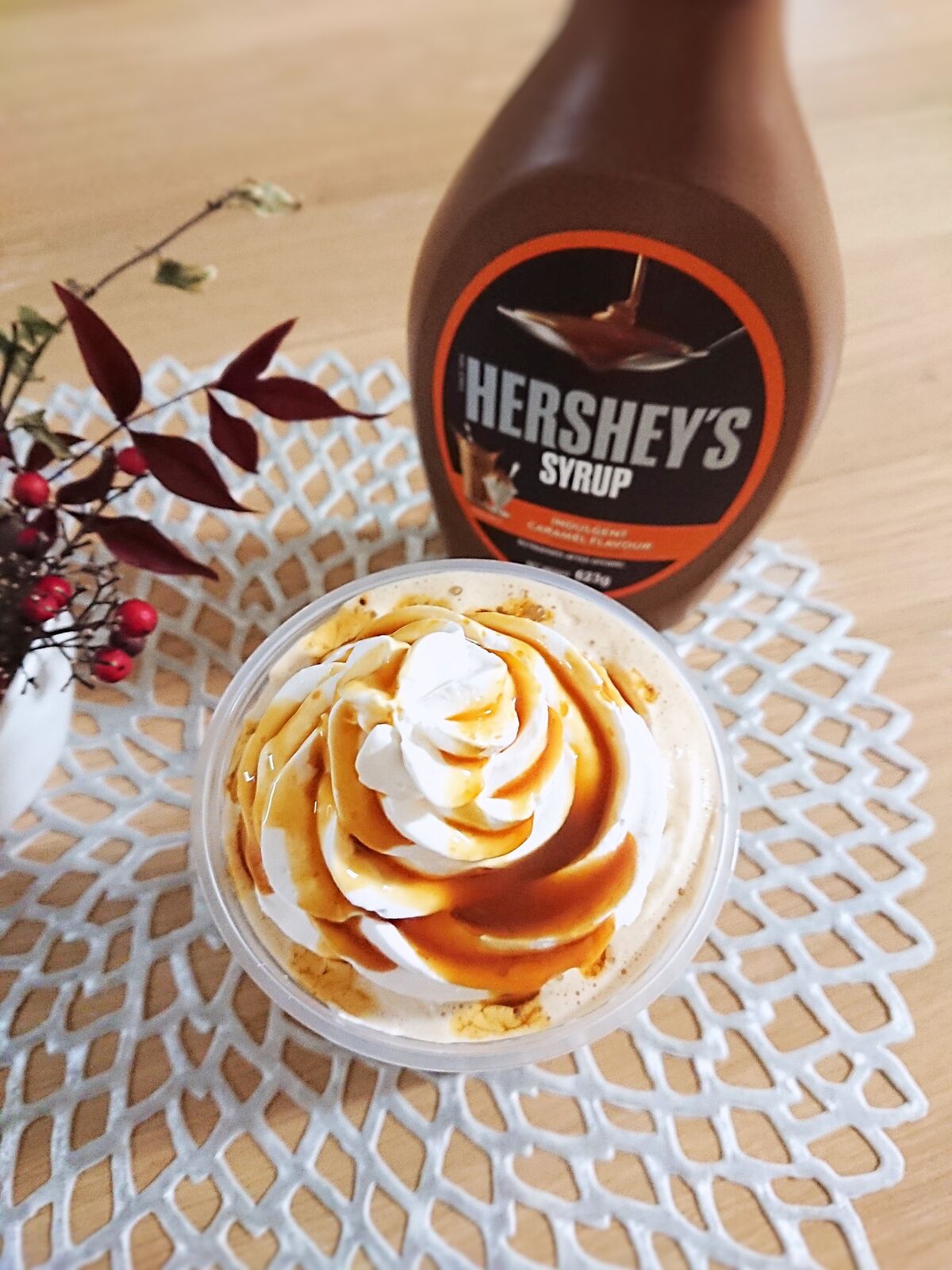 おうちカフェ 自宅でスタバ キャラメルフラペチーノ レシピ付き を作ってみた ブラボー エンジョイスイーツ