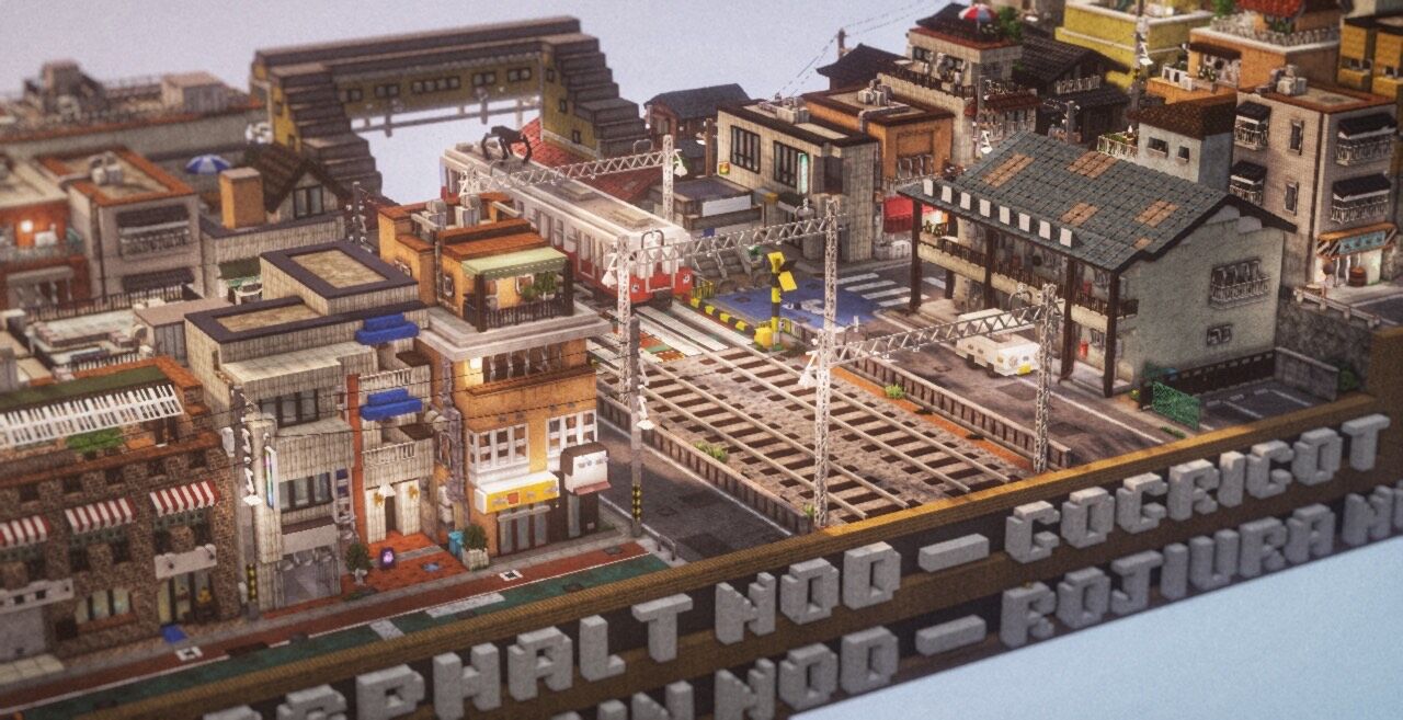 Mod複合建築 虹始見 移ろう季節の中で 作品紹介編 坂道コンテスト Brea S Minecraft Gallery