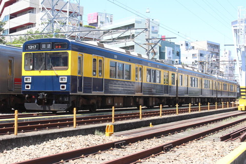 東急1000系1017F雪が谷検車区160504IMG_4971