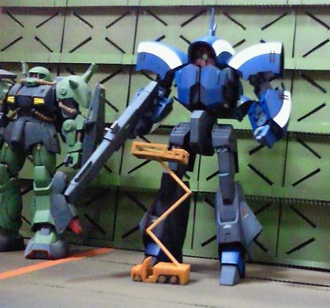 HGUCアッシマー:ガウ格納庫1