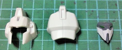 HGUCZガンダム:頭部1