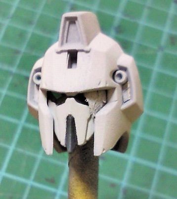 HGUC Zガンダム:頭部1