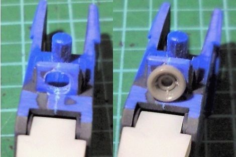 HGUCZガンダム:脹脛改造