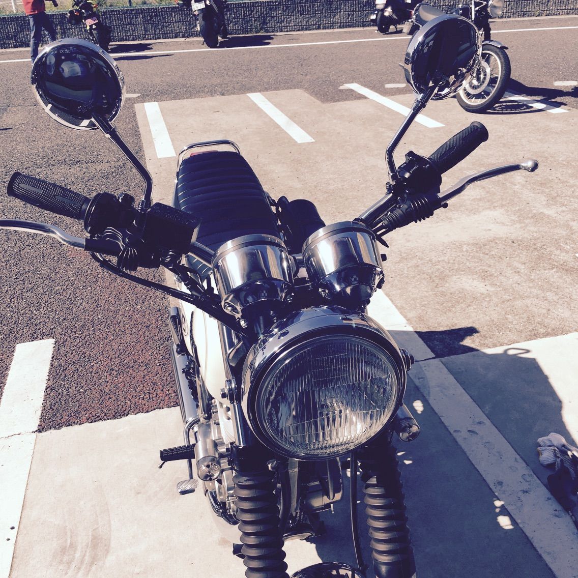 Ukコンチネンタル ハンドバーに交換 Motorcycrhythm