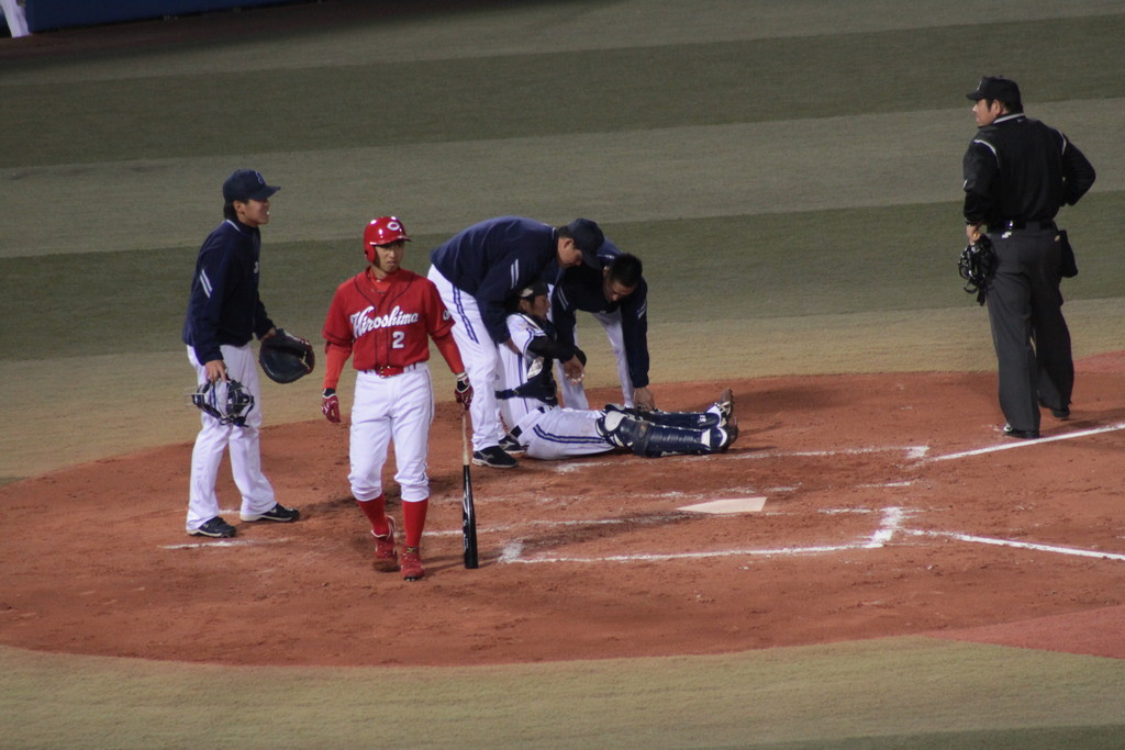 野球 時々マスコット 振り向けばヨコハマ 5 3 Yb C 上 試合という名の前段から