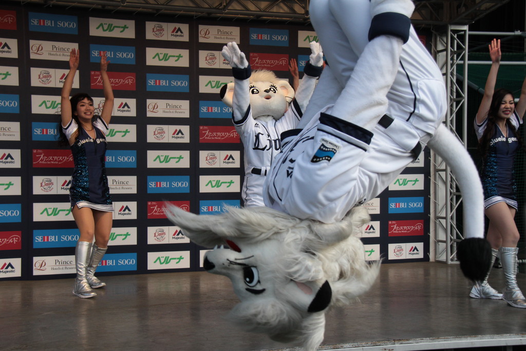 野球 時々マスコット 野生の王国 レオとライナの生態観察記