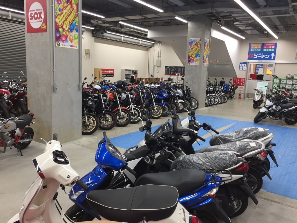 船橋店オープンしてます バイク館 Sox ブログ 珍しい独自輸入バイクが多数あります