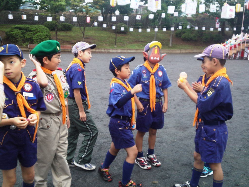 旭台中央公園清掃奉仕 早朝集会 ボーイスカウト横浜第98団活動写真ブログ