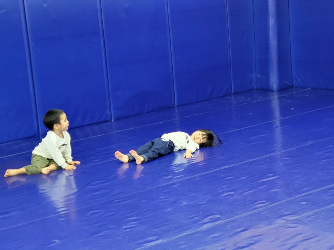 水曜日の体育教室、キッズ柔術、グラップリング、スパーリング
