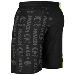 Logos Training Shorts blackneoyellow3