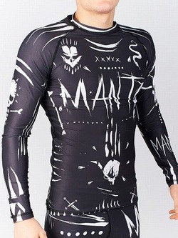 long sleeve rashguard VOODOO black 1
