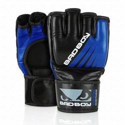 Training Series Impact MMA Gloves Without Thumb blue1