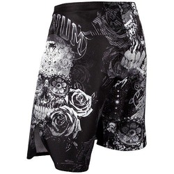 Santa Muerte 30 Fightshorts BlackWhite 3
