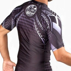 rashguard Short Sleeve Haka White black 2