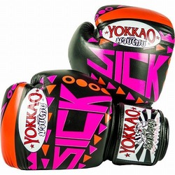 Sick Muay Thai Boxing Gloves OrangePink 1