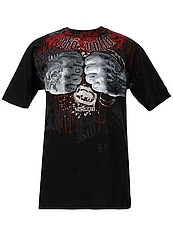 ECKO UNLTD Tシャツ FISTACUFFS 黒 フロント