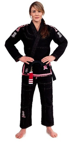 Sekai Womens BJJ Gi BlackPink 1