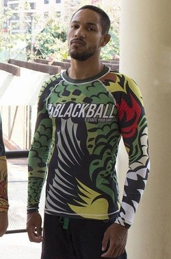 RASHGUARD BLACKBALL DRAGON SKIN1
