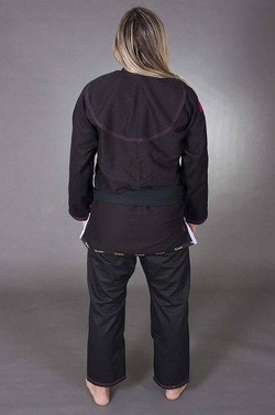 KIMONO FEMININO BLACKBALL SAKURA BLACK3