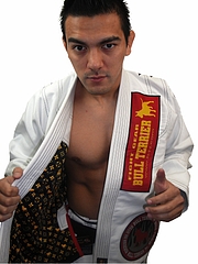 Bull Terrier Jiu-jitsu Gi Super Star White