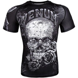 Santa Muerte 30 Rashguard SS blackwhite 1