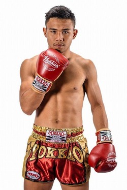 YOKKAO Vintage Carbon Shorts RedGold 2