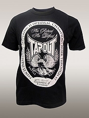 TAPOUT Tシャツ No Retreat 黒