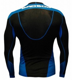 Compression Top L-S Black-Blue 2