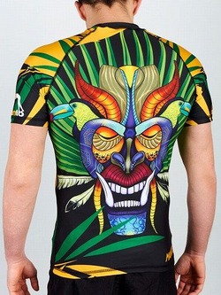rashguard short sleeve BORUCA black 1
