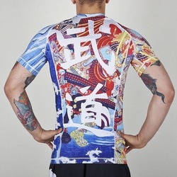 short sleeve rashguard BUDO white2
