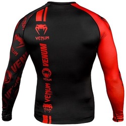 Logos Rashguard ls blackred4