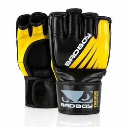 Training Series Impact MMA Gloves Without Thumb blackyellow1