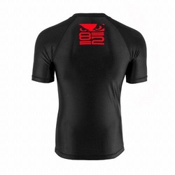 Origin Rash Guard Short Sleeves blackred3