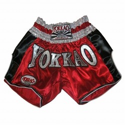 YOKKAO Red Carbon Muay Thai Shorts 1