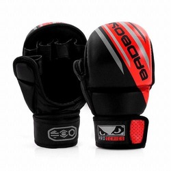 Pro Series Advanced MMA Safety Gloves blackred1