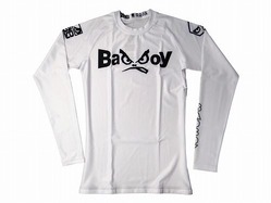 Retro Rash Guard white 1