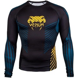 Plasma Rashguard LS black yellow 1