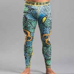 Colliding Dragons Grappling Tights1