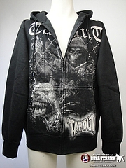 TAPOUT ジップパーカー BLOOD HOUND 黒